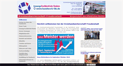 Desktop Screenshot of handwerk-fds.de